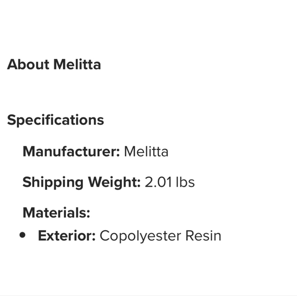 BPA Free Pour Over Coffee Maker w/ Natural Filters Red Brewer - Picture 2 of 16